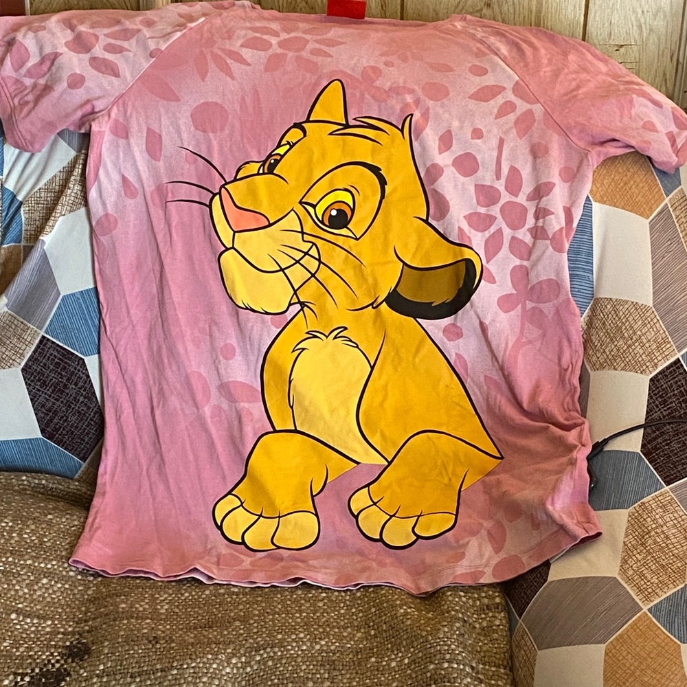 Disney Pink Simba Kids T-Shirt
